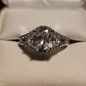 VTG FE Sterling CZ Ring